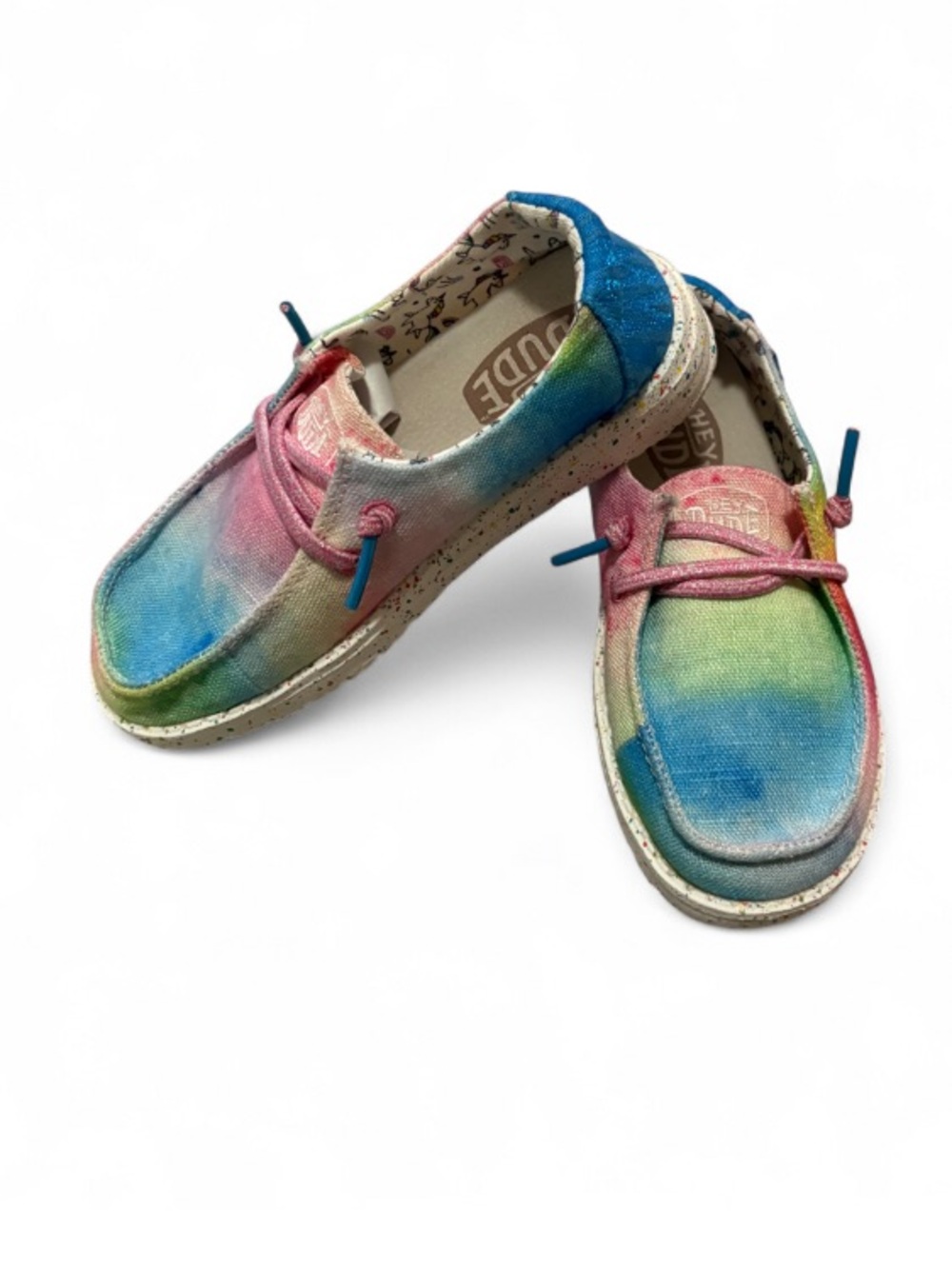 Hey Dude Wendy Toddler Dreamer Tie Dye Slip-On Moc-Toe Shoes